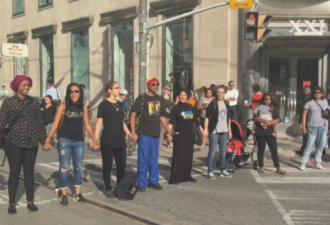 黑人抗议警方枪杀渥太华男子 多伦多市中心阻路
