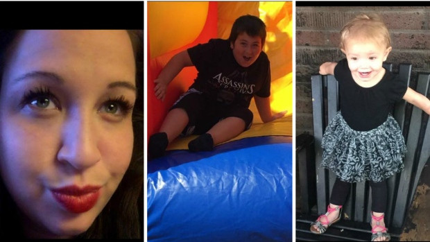 An outpouring of grief could be seen on social media where family and friends posted photos of Victoria Maire and children Robert and Abigail.