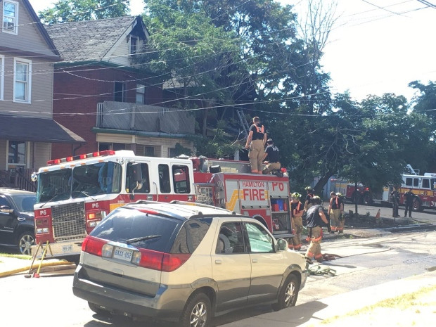 Hamilton house fire