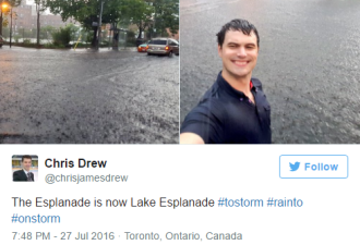 多伦多一场雨淹了24处 投资几千万还这么脆弱？