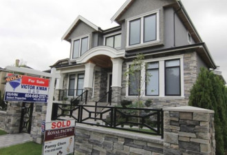 大温哥华地区房屋销售量7月份明显下降