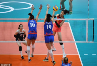 中国女排0-3完败塞尔维亚 小组排位暂列第三名