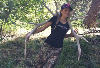 美12岁少女微笑晒大量猎杀动物照 网友斥冷血