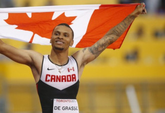 加拿大获男子100米决赛铜牌