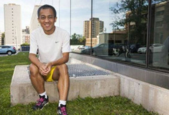 加国44岁亚裔男子每天和公车赛跑7公里