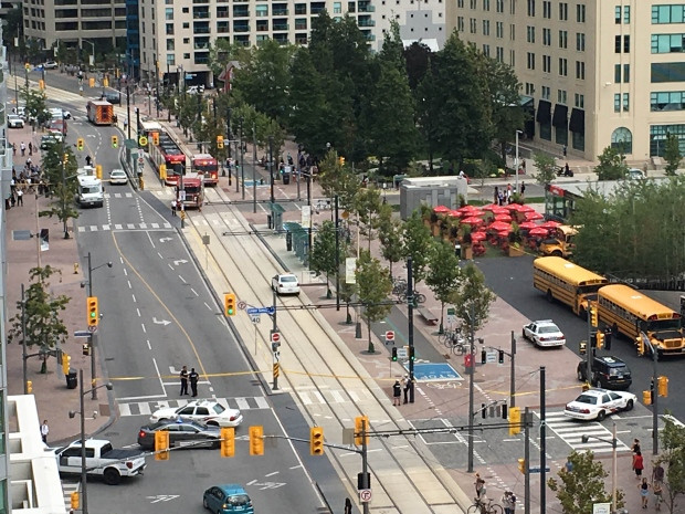 Queen's Quay evacuation