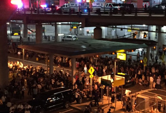 纽约肯尼迪机场被传发生枪击 警方展开大搜捕