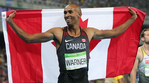 Warner staves off the competition to win bronze in men's decathlon, USA`s Eaton wins gold
