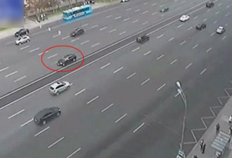 普京专车在莫斯科发生事故 司机当场死亡