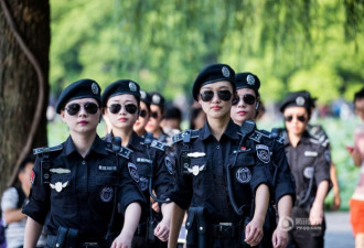 G20峰会西湖实行管理 高颜值美女巡逻队出动
