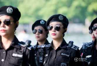 G20峰会西湖实行管理 高颜值美女巡逻队出动
