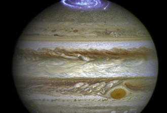 NASA公布罕见木星照 发现“鬼魅”无线电