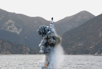 朝鲜发射一枚潜射导弹 疑挑衅中日韩外长会