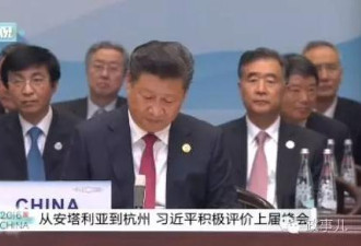 G20开幕式，坐在习近平身后的6人都是谁？