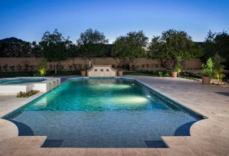 菲尔普斯500平米千万元新豪宅曝光 泳池太美