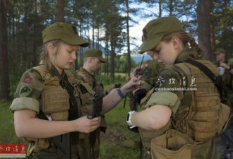 男女平等？挪威女性服兵役 与男兵同操共寝