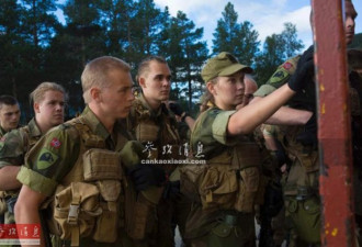 男女平等？挪威女性服兵役 与男兵同操共寝