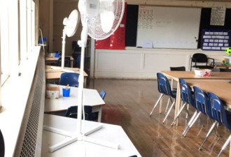 多伦多一中学老师自掏腰包解决教室高温问题