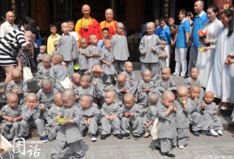 萌翻了！成都来了一大波“小沙弥”