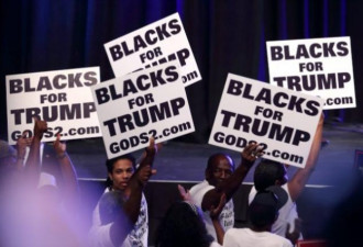 美国大选：非裔选民转向 川普支持率飙增6倍