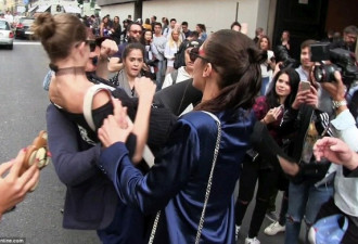 美国超模吉吉在意大利街头遭性骚扰 奋起反抗
