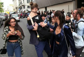 美国超模吉吉在意大利街头遭性骚扰 奋起反抗