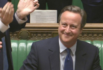 英国前首相卡梅伦宣布辞去保守党议员职务