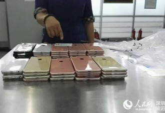 深圳海关查获400余台走私iPhone7 案值300万元