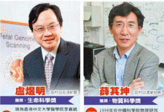 “中国诺奖”揭晓：2科学家各获奖金100万美元