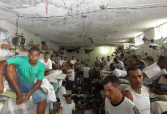 直击巴西监狱内部 如同人间地狱 拥挤脏乱