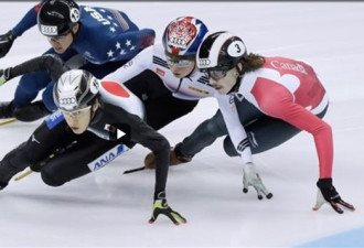 加拿大速滑运动员在上海获金牌银牌铜牌
