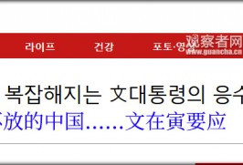 韩媒唱衰总统文在寅访华 惹怒了自家网民