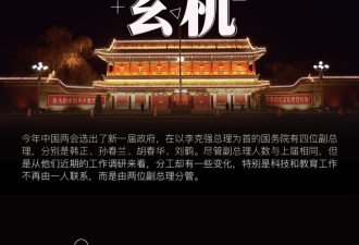 原来如此！图解读懂中国内阁分工玄机