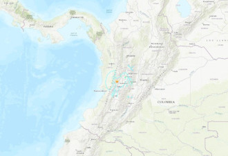 哥伦比亚6.1级强震 400公里外首都震动