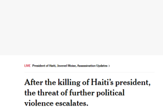 海地总理已接管国家 当晚首都到处可听见枪声