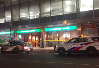 多伦多市中心星巴克店内发生持枪抢劫案