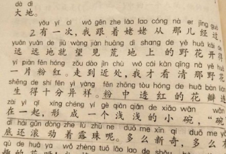 上海小学教材引争议:外婆是方言，改成姥姥？