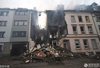 德国突发爆炸 一建筑被摧毁 多人重伤