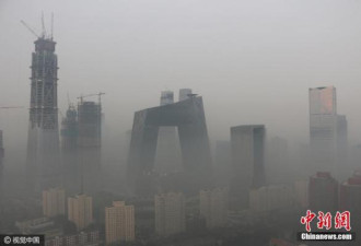 这不是僵尸! 是北京大妈在雾霾中跳广场舞