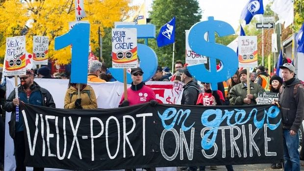 Montreal, minimum wage,