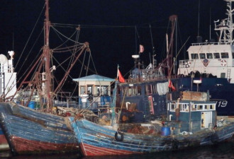 韩海警扣留3艘中国渔船 55人被逮捕