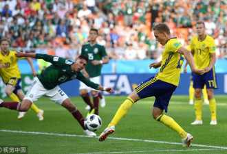 24分钟连进3球!瑞典3-0携手墨西哥晋级16强