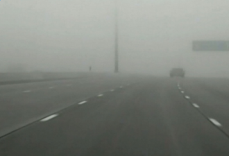 大多伦多地区大雾警报 能见度100米