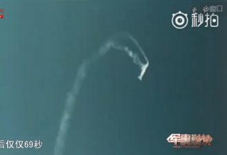 中国东风-2导弹首次试射失败画面曝光