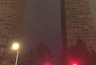 东约克发生停电事故 至少五幢公寓楼断电