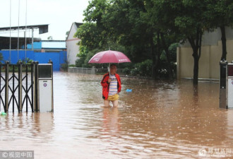 泡在洪水中的成都：暴雨致14082人受灾