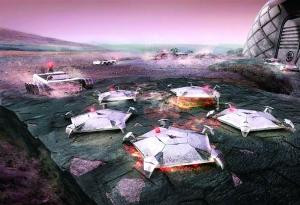 最新居住点概念图公布 未来移民去火星什么样