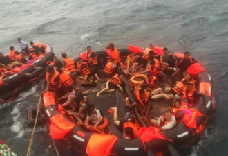 泰游船倾覆事故中37人来自浙江海宁 18人失踪