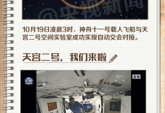 中国航天员天宫生活一周多 到底经历了什么?