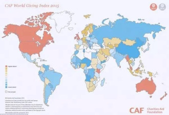 全球最慷慨国家排名:英国居欧洲之首 缅甸第1
